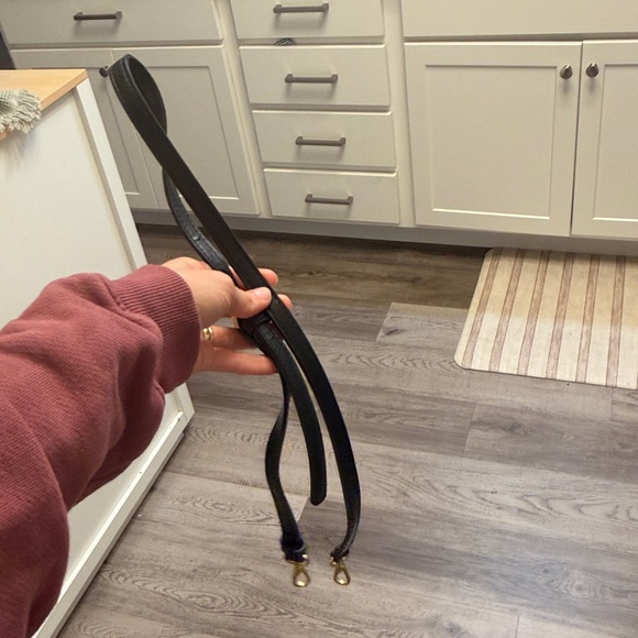 Mango Black Mini Bag with Gold Accent - Picture 3 of 3